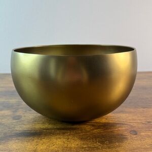 Pottery Barn Brass Gold Decorative Bowl